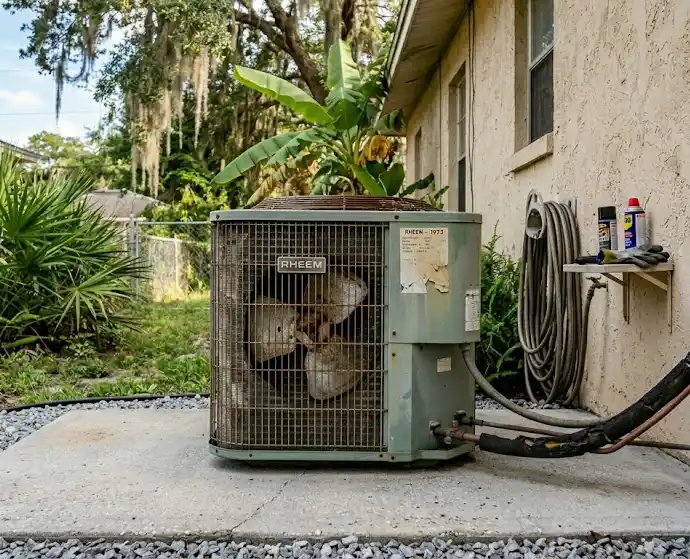 Old Ac System In Northeast Florida