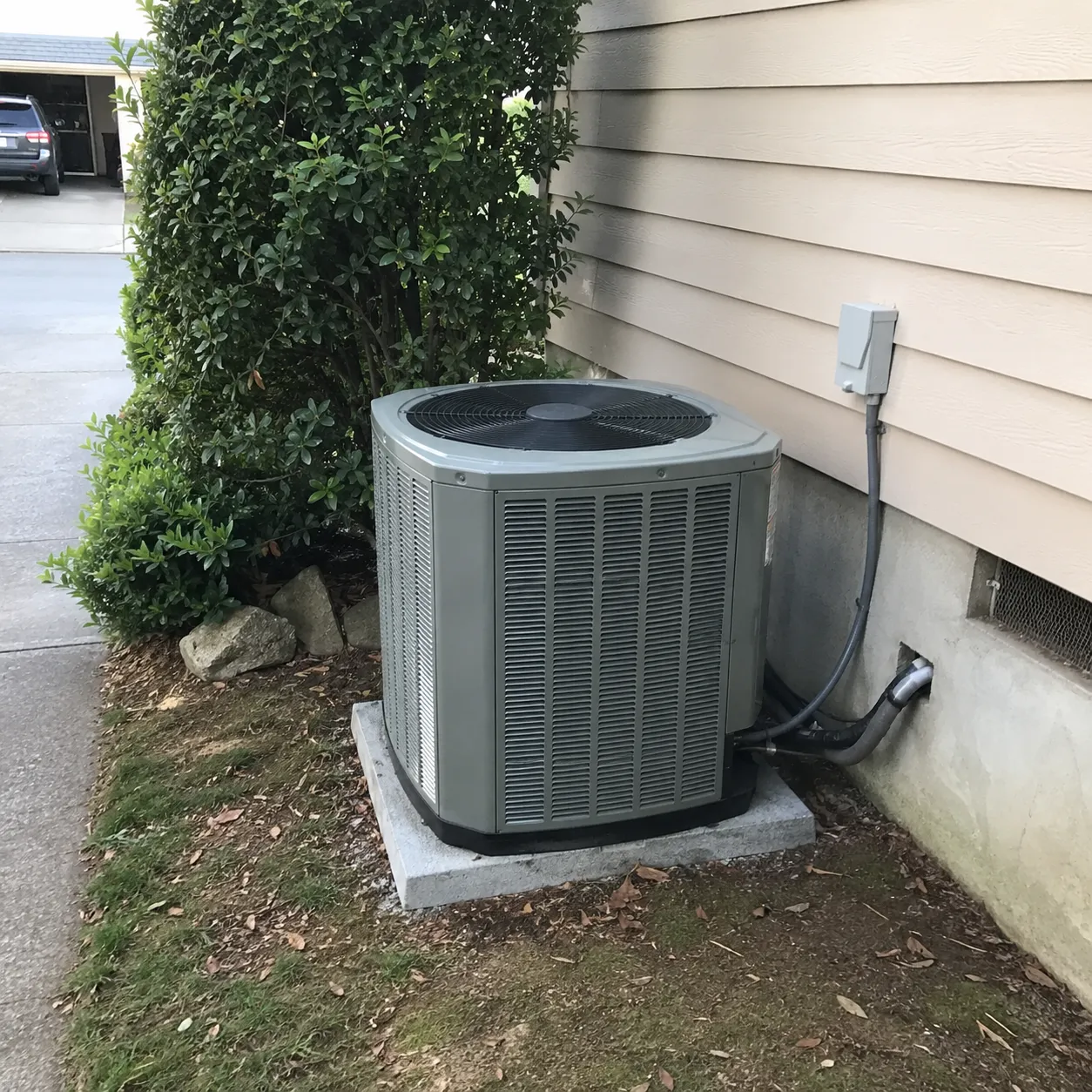 Residential Home Exterior Outdoor Ac Unit