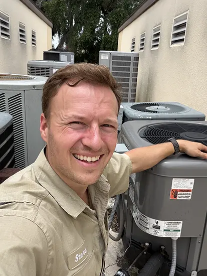 Steve Kiener With Ac Units